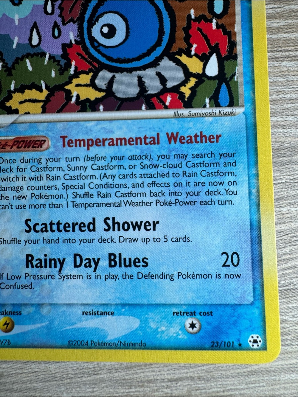 Rain Castform #23/Pokemon Hidden Legends - Picture 5 of 13